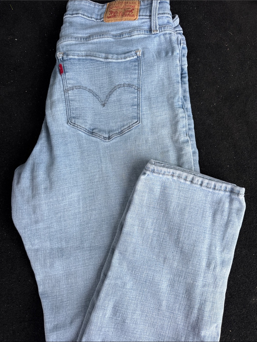 Levi's Light Blue Denim Jeans with Signature Red Tab
